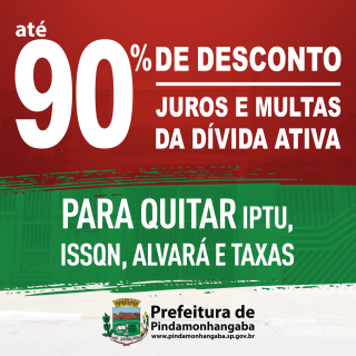 Prefeitura concede anistia de até 90%