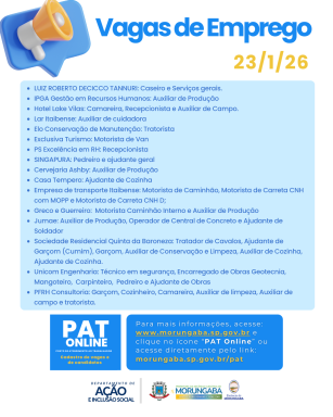 PAT vagas