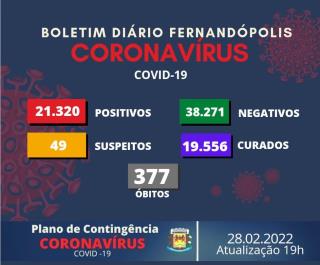 BOLETIM DIA 28 DE FEVE