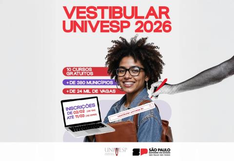 Vestibular da Univesp tem inscrições abertas até 11 de março