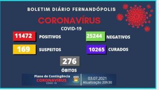 boletim dia 03 de julho