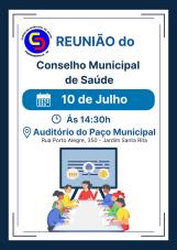 Conselho Municipal de Saúde realiza reunião no Paço Municipal