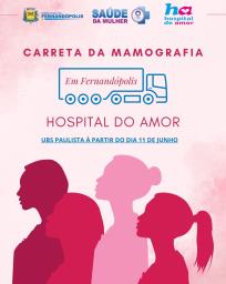 Carreta do Hospital do Amor fará mamografias na UBS do Jardim Paulista