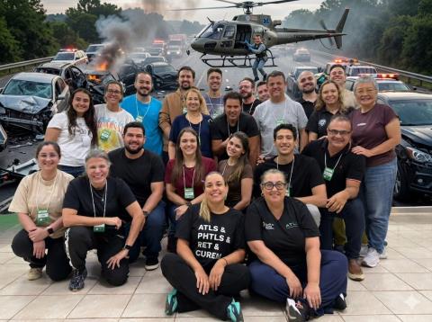 Equipe do SAMU participa de capacitação internacional em atendimento a traumas