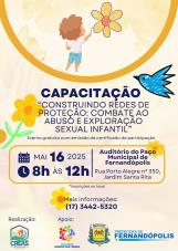 Profissionais da Rede de Atendimento participam de capacitação sobre combate à violência sexual infantil