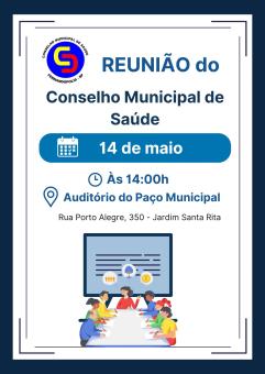 Conselho de Saúde promove 13ª reunião ordinária nesta quinta, 14