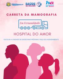 Carreta da Mamografia estará na UBS CECAP hoje e amanhã