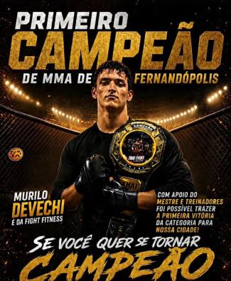 Fernandopolense conquista cinturão no MMA