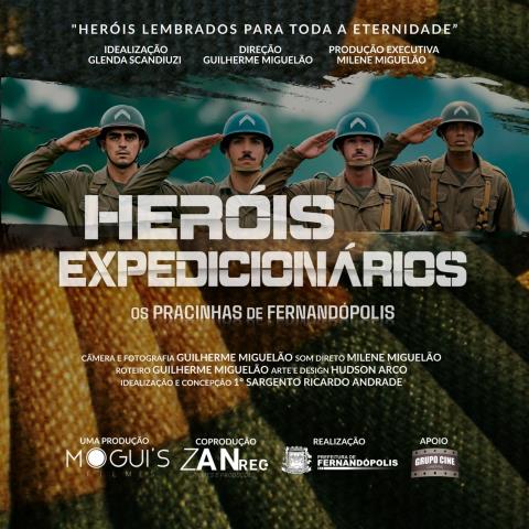 Fernandópolis produz filme “Heróis Expedicionários” sobre cidadãos que lutaram na guerra