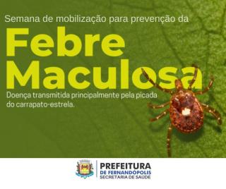 Secretaria da Saúde mobiliza para a prevenção da ‘Febre Maculosa’