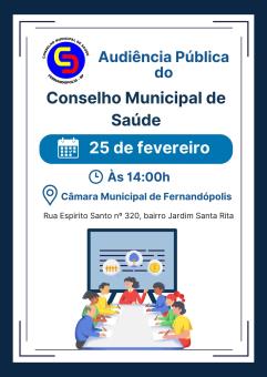 Conselho de Saúde votará as contas da SMS nesta quarta-feira, 25