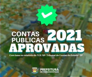 Prefeito tem as contas de 2021 aprovadas pelo TCE-SP 