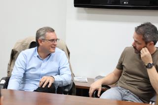 Deputado Federal Saulo Pedroso visita gabinete no Paço Municipal