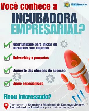 Incubadora Empresarial abre oportunidades para micro e pequenos empresários