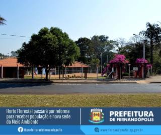 Horto Florestal passará por reforma para receber população e nova sede do Meio Ambiente 