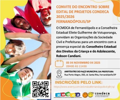 CMDCA promove capacitação para projetos voltados a crianças e adolescentes