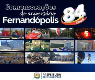 Prefeitura finaliza com sucesso agenda comemorativa dos 84 anos de Fernandópolis 