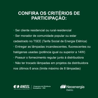 POST - ECC FERNANDÓPOLIS - CRITÉRIOS
