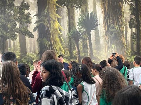 Iturama no museu paleo