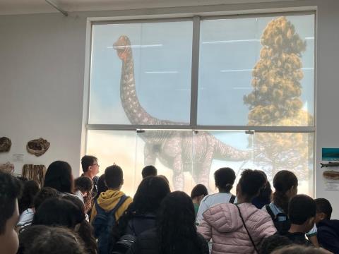 Iturama no museu paleo