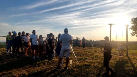 Evento de astronomia - Mirante