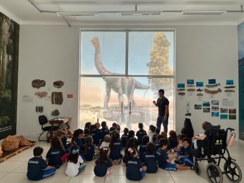 Entrada do museu paleo