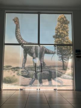 Entrada do museu paleo