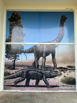 Entrada do museu paleo