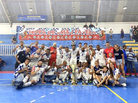 Pelo terceiro ano seguido, União Favela conquista o título da Copa Mica de Futsal