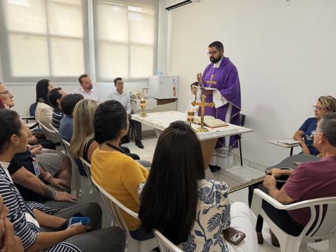 Retomada de missas no Hospital Municipal resgata tradição e fortalece humanização em Itupeva