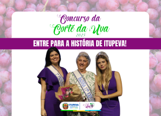 Concurso da Rainha e Princesas da 18ª Expo Uva de Itupeva vai premiar eleitas com até R$ 3,5 mil