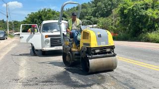 Prefeitura inicia 2025 com manutenção de vias por meio da Operação Tapa-Buracos