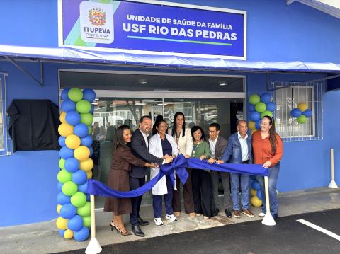 Prefeitura reinaugura Unidade de Saúde da Família Rio das Pedras totalmente reformada e ampliada