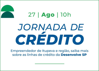 Jornada de Crédito: Evento gratuito apresenta linhas de crédito e financiamento para empreendedores. Saiba como se inscrever
