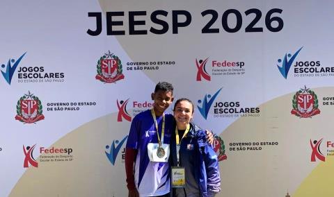 Atleta de Itupeva participa pela primeira vez dos Jogos Escolares do Estado de São Paulo