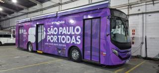 Agosto Lilás - Ônibus “SP Por Todas” estará em Itupeva nesta sexta-feira e sábado, dias 15 e 16