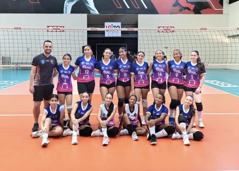 Vôlei sub-15 feminino de Itupeva estreia na Liga Sorocaba