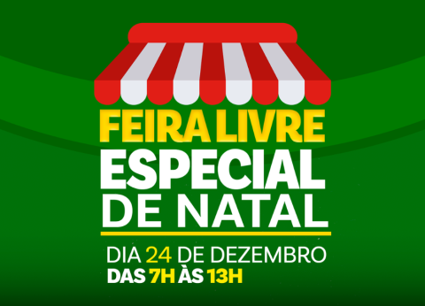 Feira Livre de Natal: Confira o horário especial da feira