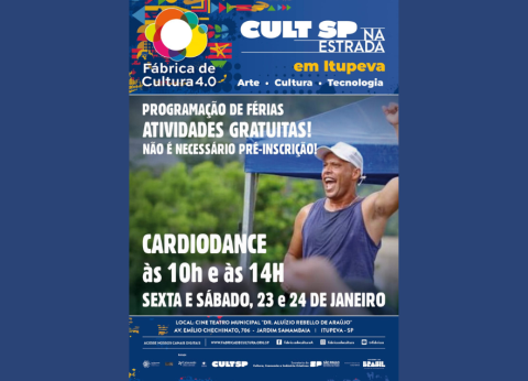 Projeto CultSP na Estrada chega a Itupeva com programação cultural gratuita