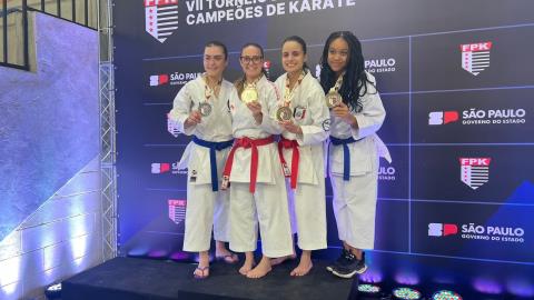 Karatecas de Itupeva conquistam medalhas no VII Torneio dos Campeões