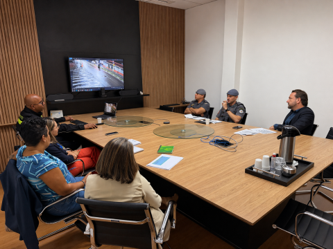 Segurança no trânsito: Prefeitura e Polícia Militar realizam reunião no Paço