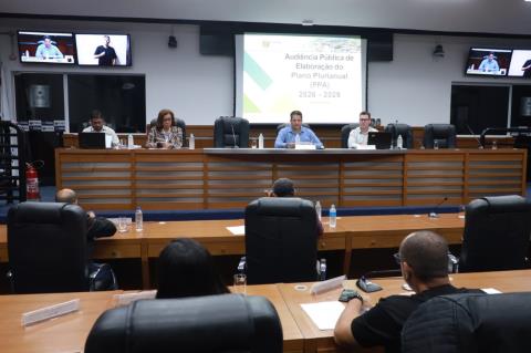 Prefeitura realiza audiência pública sobre o Plano Plurianual 2026-2029