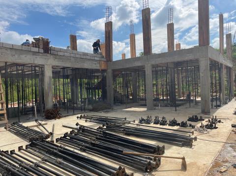 UBS Jardim das Angélicas: prédio começa a tomar forma e obra atinge 30% de conclusão