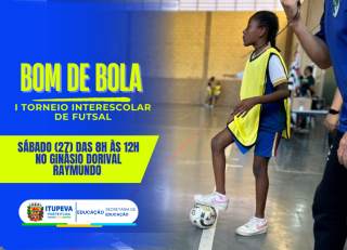 Bom de Bola: Educação lança Torneio Interescolar de Futsal
