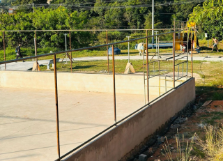 Jardim Santa Helena vai ganhar área de lazer. Obras já estão em andamento