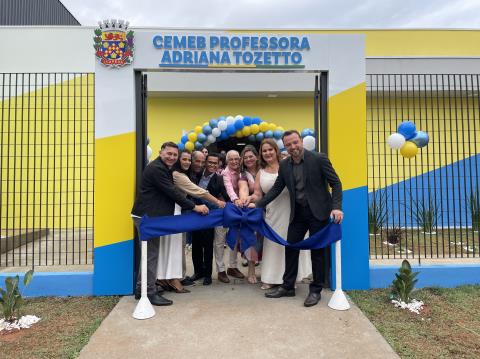 Prefeitura Inaugura novo CEMEB no Parque das Hortênsias