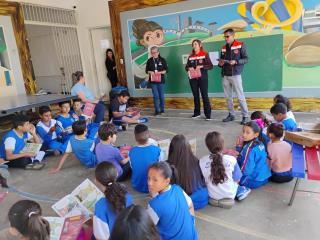Defesa Civil realiza ação educativa sobre incêndios Florestais na Cemeb Fazenda Calixto