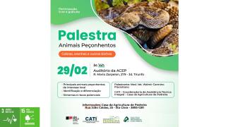 Palestra Animais Peçonhentos