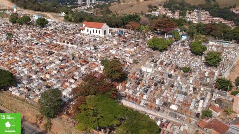 Cemitério Dia dos Pais - Aerea
