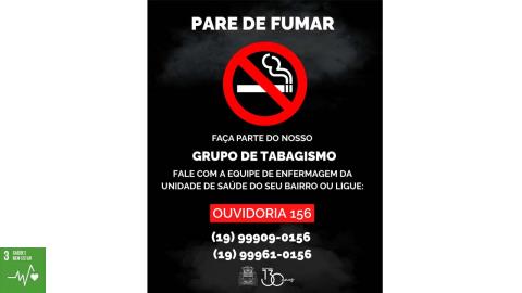 Grupo de Tabagismo - Pare de Fumar 01